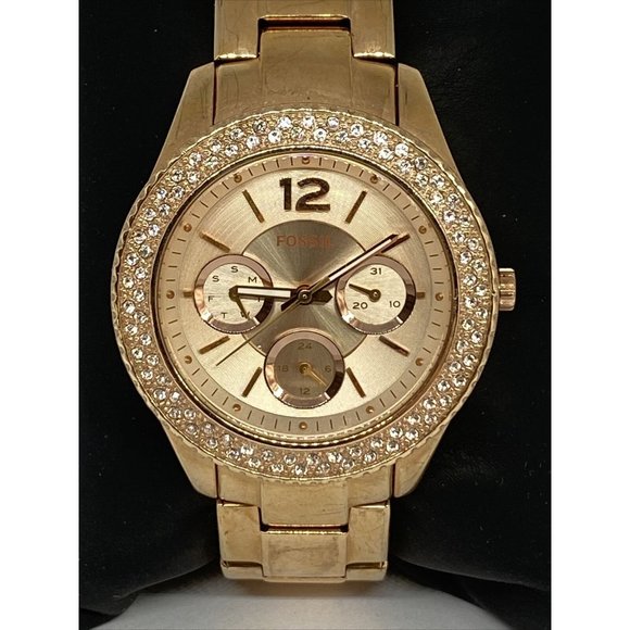 s-l400.jpg Fossil Stella ES3590 Women\'s Stainless Steel Analo
